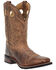 Image #1 - Laredo Men's Kane Western Boots - Broad Square Toe, Tan, hi-res