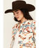 Image #3 - Wrangler Women's Southwestern Print Cropped Denim Jacket, , hi-res