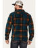 Image #4 - Brixton Men's Plaid Print Bowery Long Sleeve Arctic Stretch Fleece Jacket, , hi-res