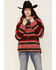 Image #1 - Cruel Girl Women's Southwestern Print High-Pile Zip-Front Fleece Jacket, , hi-res