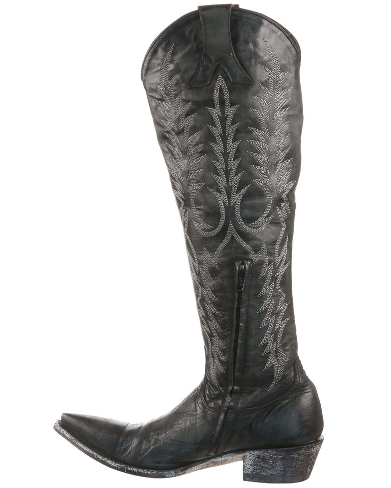 Old Gringo Women's Mayra Western Boots - Pointed Toe, Black, hi-res