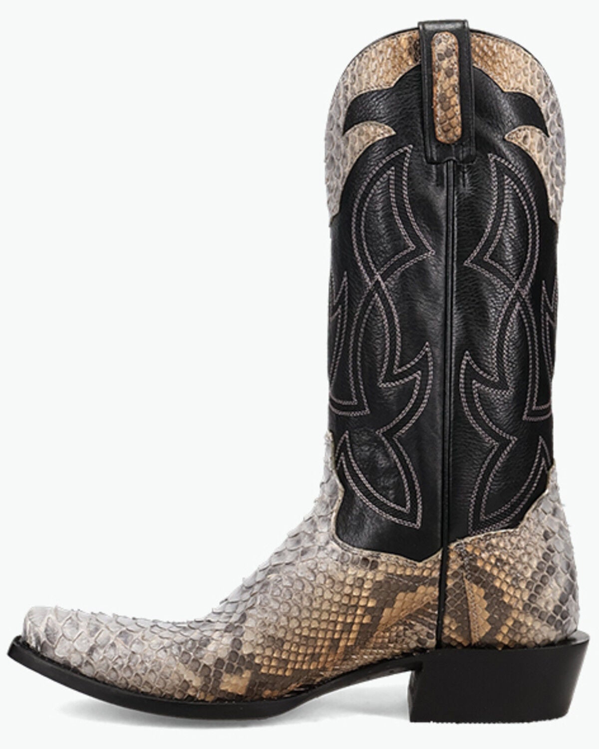 Dan Post Men's Exotic Python Western Boots - Snip Toe, Grey