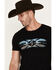 Cody James Men's Boot Stitch Short Sleeve Graphic T-Shirt, Black, hi-res