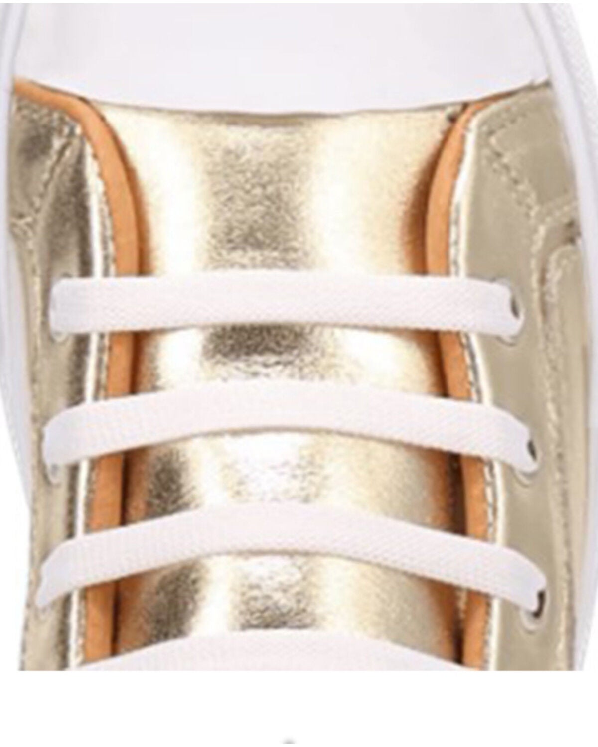Image #6 - Dingo Women's Knarly Metallic High Top Sneaker, Gold, hi-res