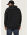 Image #4 - Forge Workwear Men's FR Solid Contrast Stitch Zip Hooded Jacket, Navy, hi-res