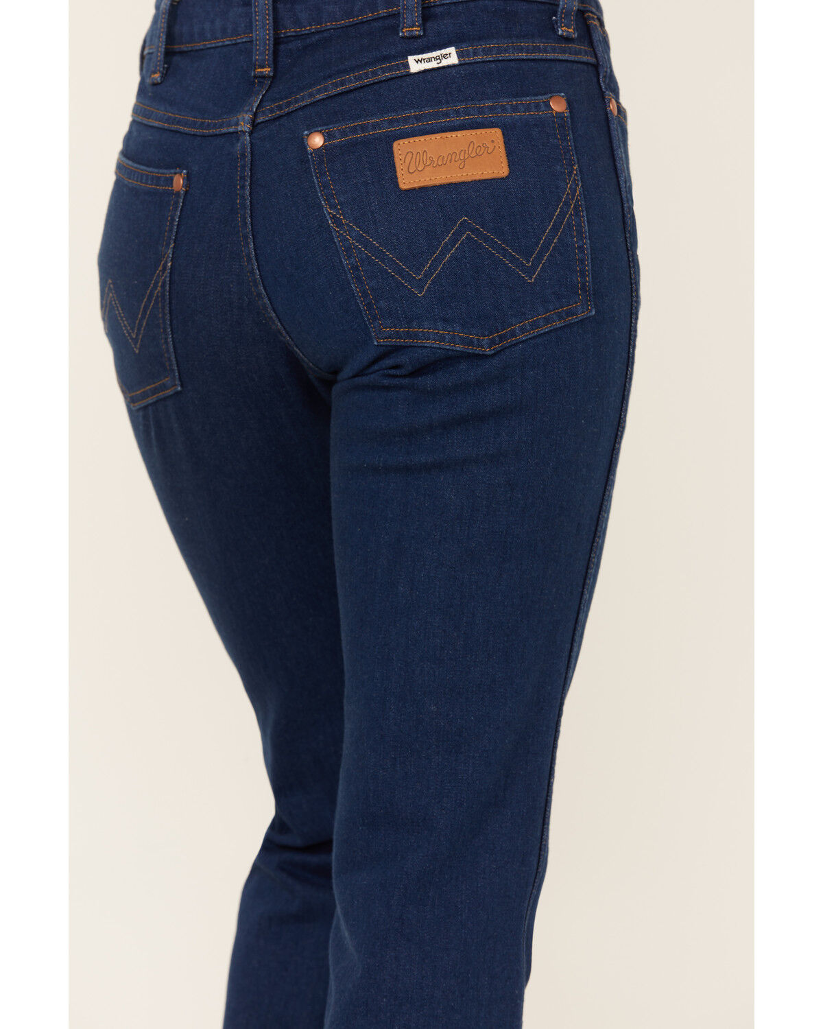 Image #4 - Wrangler Women's Dark Westward Mid Rise Bootcut Denim Stretch Jeans, Dark Wash, hi-res