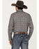 Image #4 - Cody James Men's Down Range Medallion Print Long Sleeve Western Snap Shirt, Dark Brown, hi-res