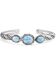 Image #1 - Montana Silversmiths Women's Peace & Serenity Cuff Bracelet, Silver, hi-res