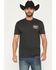 Image #2 - Seager Men's High Noon Short Sleeve Graphic T-Shirt, Black, hi-res