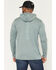 Image #4 - Carhartt Men's Force Sun Defender&trade; Relaxed Fit Logo Hooded Shirt, Green, hi-res