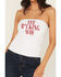 Image #3 - Blended Women's Yee B*cking Haw Tube Top, White, hi-res