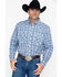 Wrangler 20X Men's Competition Advanced Comfort Long Sleeve Snap Western Shirt , Purple, hi-res