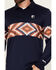 Image #3 - RANK 45® Men's Border Striped Rugby Polo Shirt, Navy, hi-res