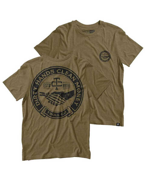 Troll Co Men's Haggler Short Sleeve Graphic T-Shirt , Green, hi-res