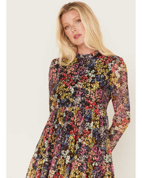 Molly Bracken Women's Alessandra Floral Print Dress, Multi, hi-res
