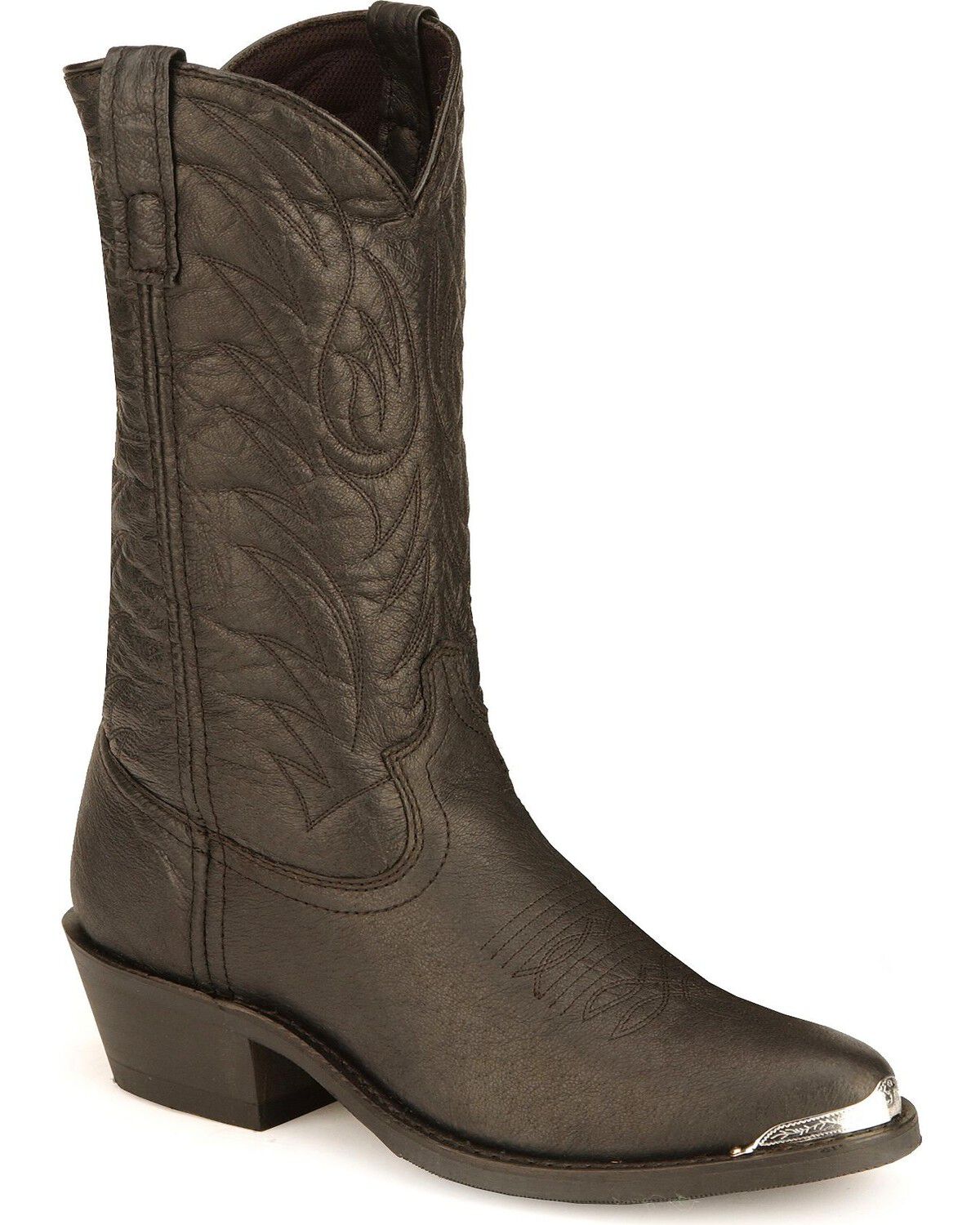 Laredo Men's East Bound Western Boots - Round Toe, Black, hi-res