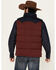 Image #4 - Kimes Ranch Men's Muir Trail Colorblock Quilted Vest, Burgundy, hi-res