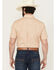 Image #4 - RANK 45® Men's Cowboy Co Geo Print Short Sleeve Button-Down Stretch Western Shirt, Camel, hi-res