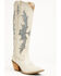 Image #1 - Idyllwind Women's Fire and Reign Tall Suede Western Boots - Round Toe, Ivory, hi-res