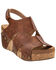 Image #1 - Corkys Women's Cut it Out Sandals, Cognac, hi-res