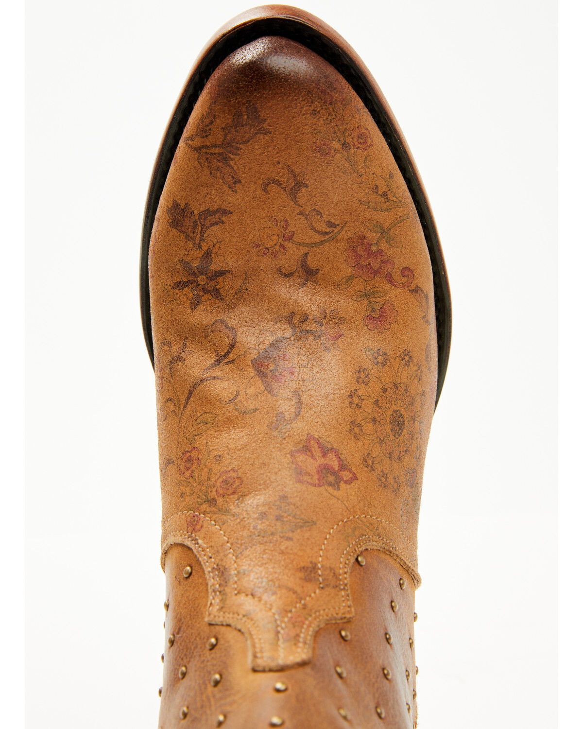 Image #6 - Lucchese Women's Harley Fashion Booties - Round Toe, Tan, hi-res