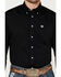 Image #3 - Cinch Men's Solid Black Button Down Western Shirt - Big & Tall, Black, hi-res