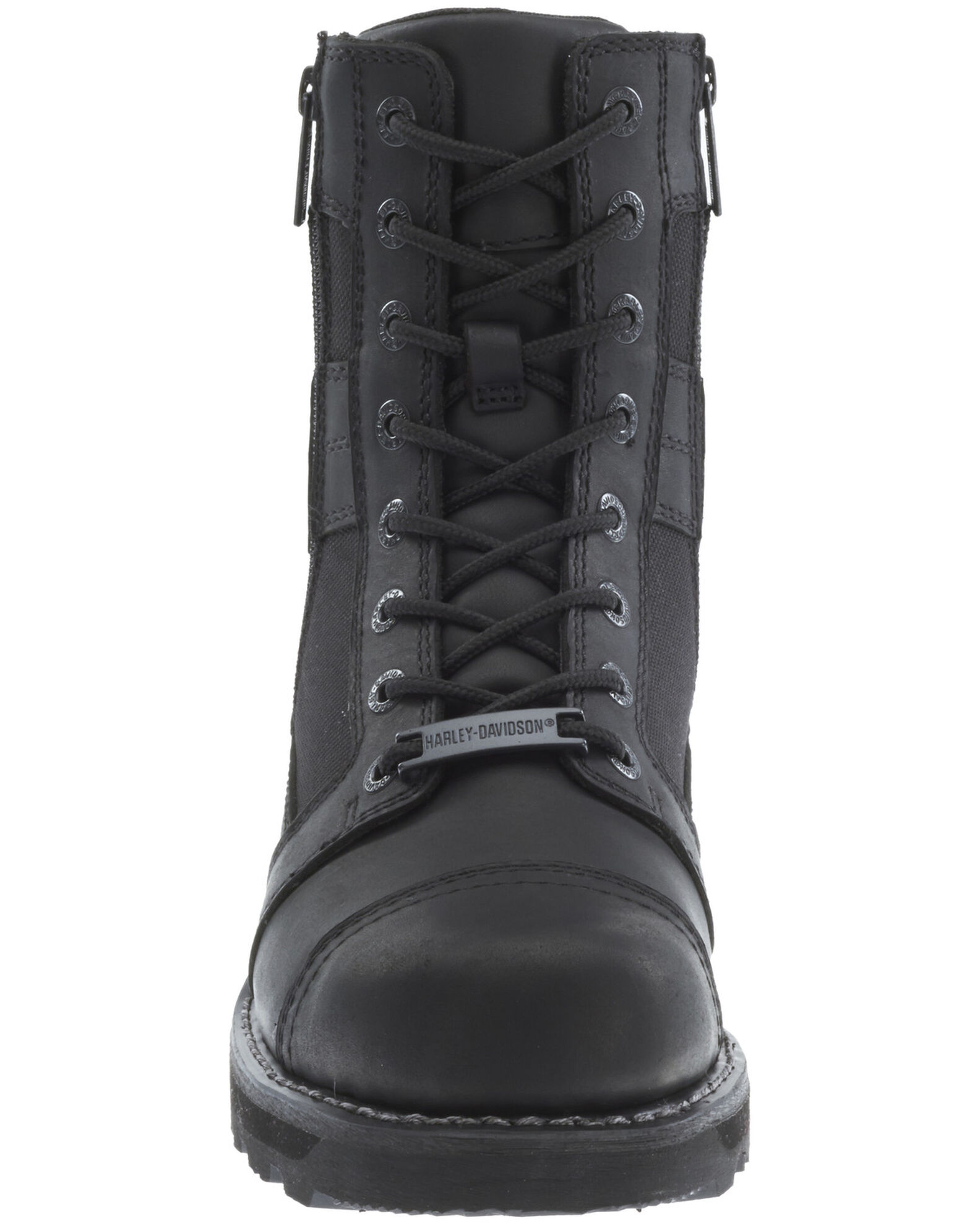 Image #5 - Harley Davidson Men's Boxbury Moto Boots - Soft Toe, Black, hi-res