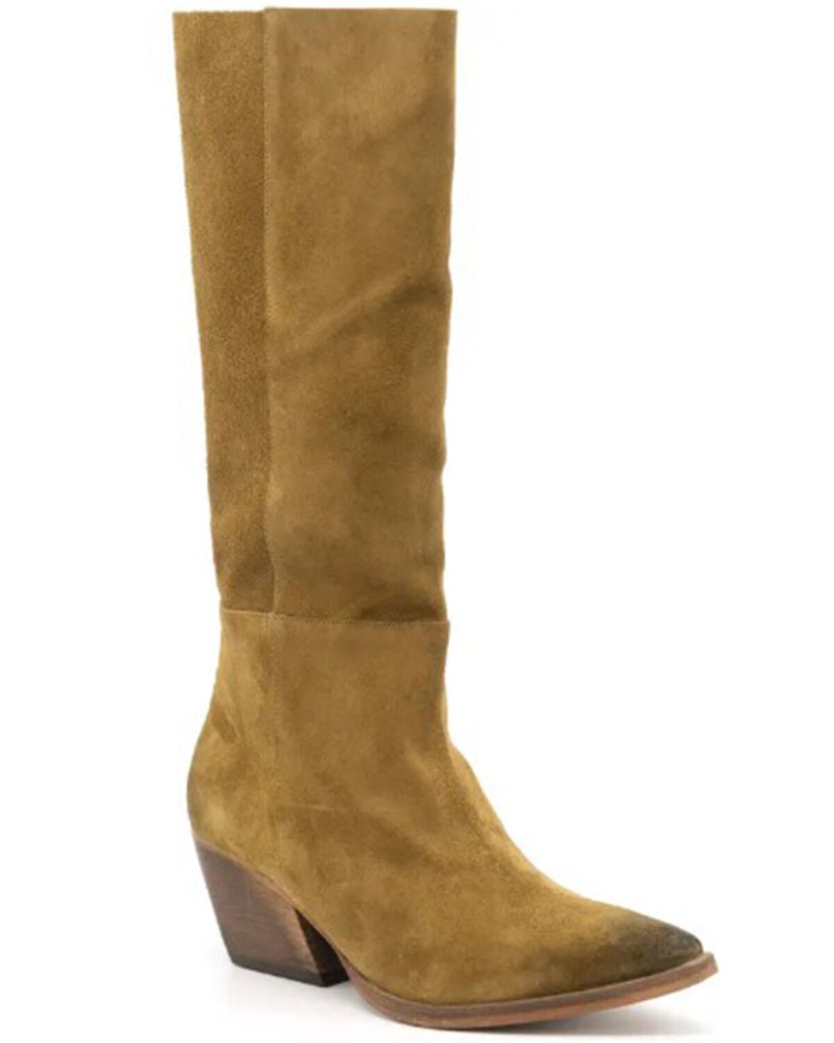 Golo Shoes Women's Brandy West Western Boots - Round Toe, Brandy Brown, hi-res