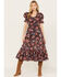 Image #1 - Cleobella Women's Multicolored Floral Caroline Midi Dress, Multi, hi-res