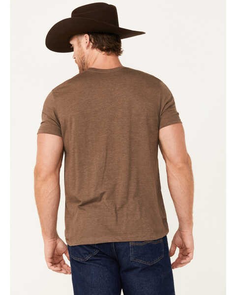 Image #4 - Cinch Men's Boot Barn Exclusive Lead This Life Short Sleeve Graphic T-Shirt, Brown, hi-res