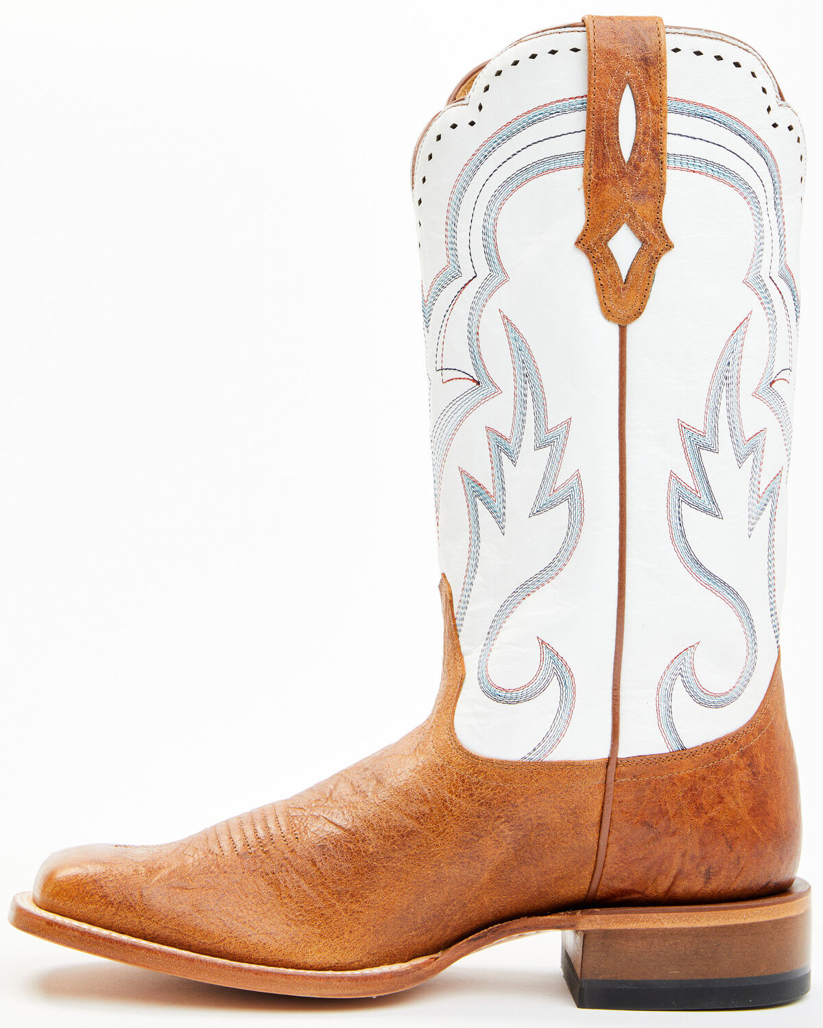 Image #3 - Cody James Men's Tomahawk Western Boots - Broad Square Toe, White, hi-res