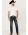 Image #1 - Hooey by Rock & Roll Denim Men's Revolver Medium Wash Slim Straight Reflex Stretch Denim Jeans, Medium Wash, hi-res