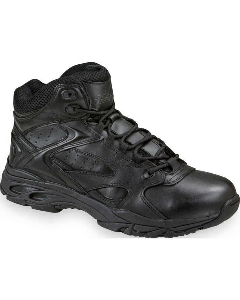 Thorogood Men's Mid-Cut ASR Uniform Boots , Black, hi-res
