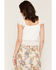 Image #4 - Shyanne Women's Ronson Flutter Sleeve Lace Tank, White, hi-res