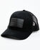 Image #1 - Cody James Men's American Flag Patch Ball Cap, Black, hi-res