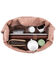 Image #5 - Wrangler Women's Floral Tooled Pouch And Purse, Dark Pink, hi-res