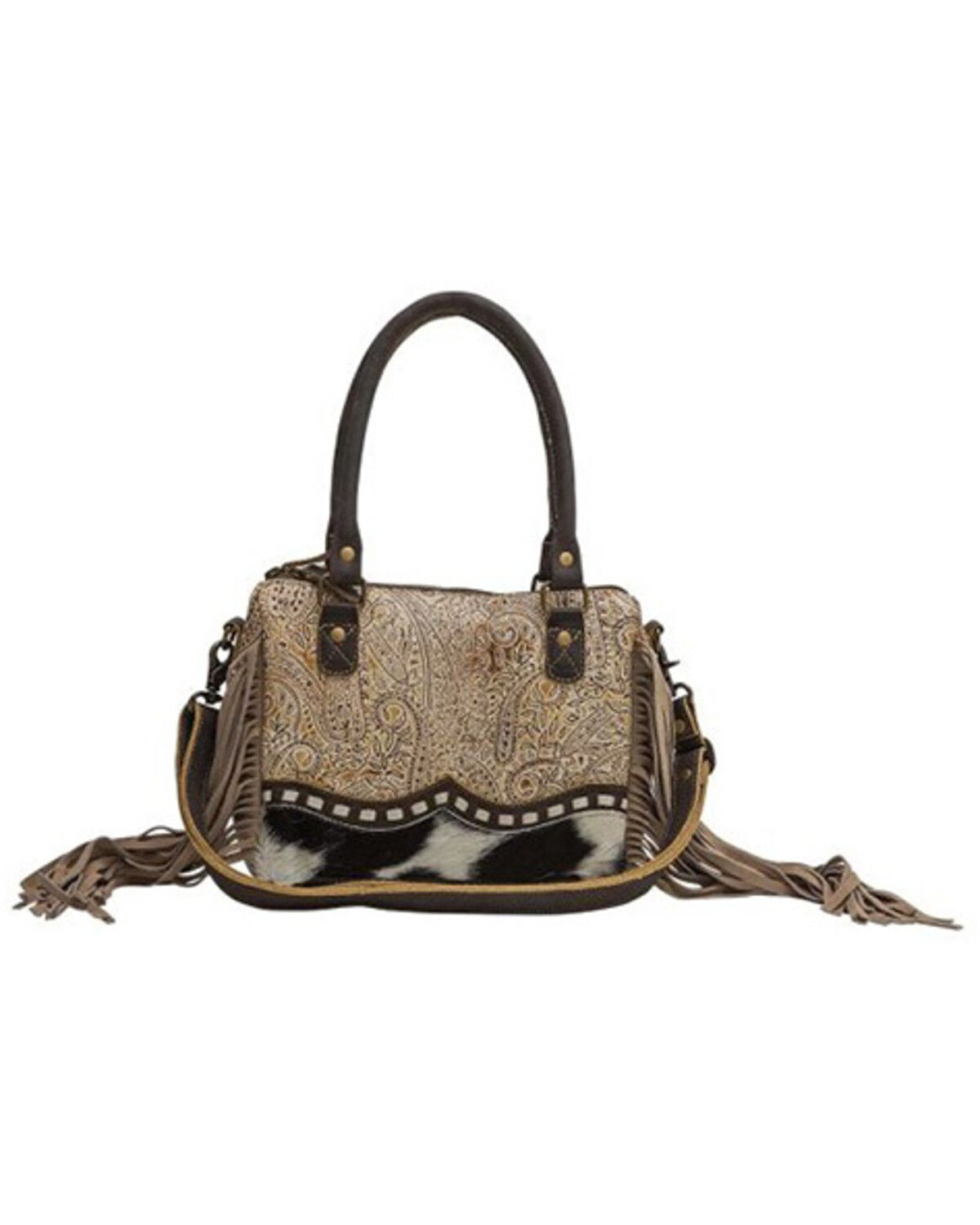 Image #1 - Myra Bag Women's Vistas Concealed Carry Bag, Brown, hi-res