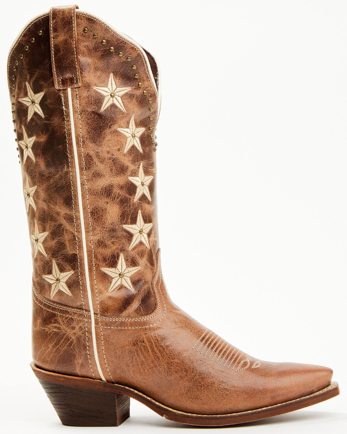 Image #2 - Laredo Women's Serenade Western Boots - Snip Toe, Tan, hi-res