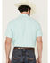 Image #4 - Ariat Men's VentTEK Outbound Solid Short Sleeve Button-Down Performance Shirt, Teal, hi-res