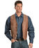 Image #1 - Scully Lamb Leather Vest, Antique Brown, hi-res