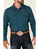 Image #3 - Cody James Men's Ride On Solid Long Sleeve Snap Western Shirt, Turquoise, hi-res