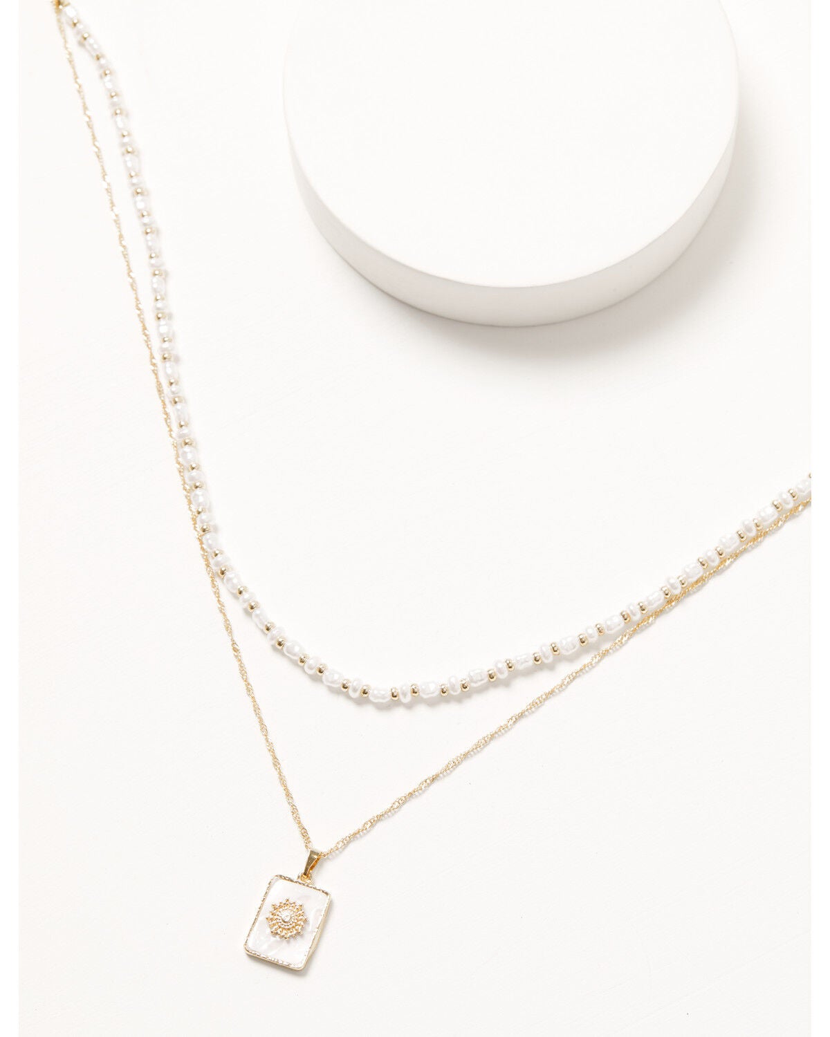 Image #1 - Shyanne Women's Sunburnt Layered Necklace, Gold, hi-res