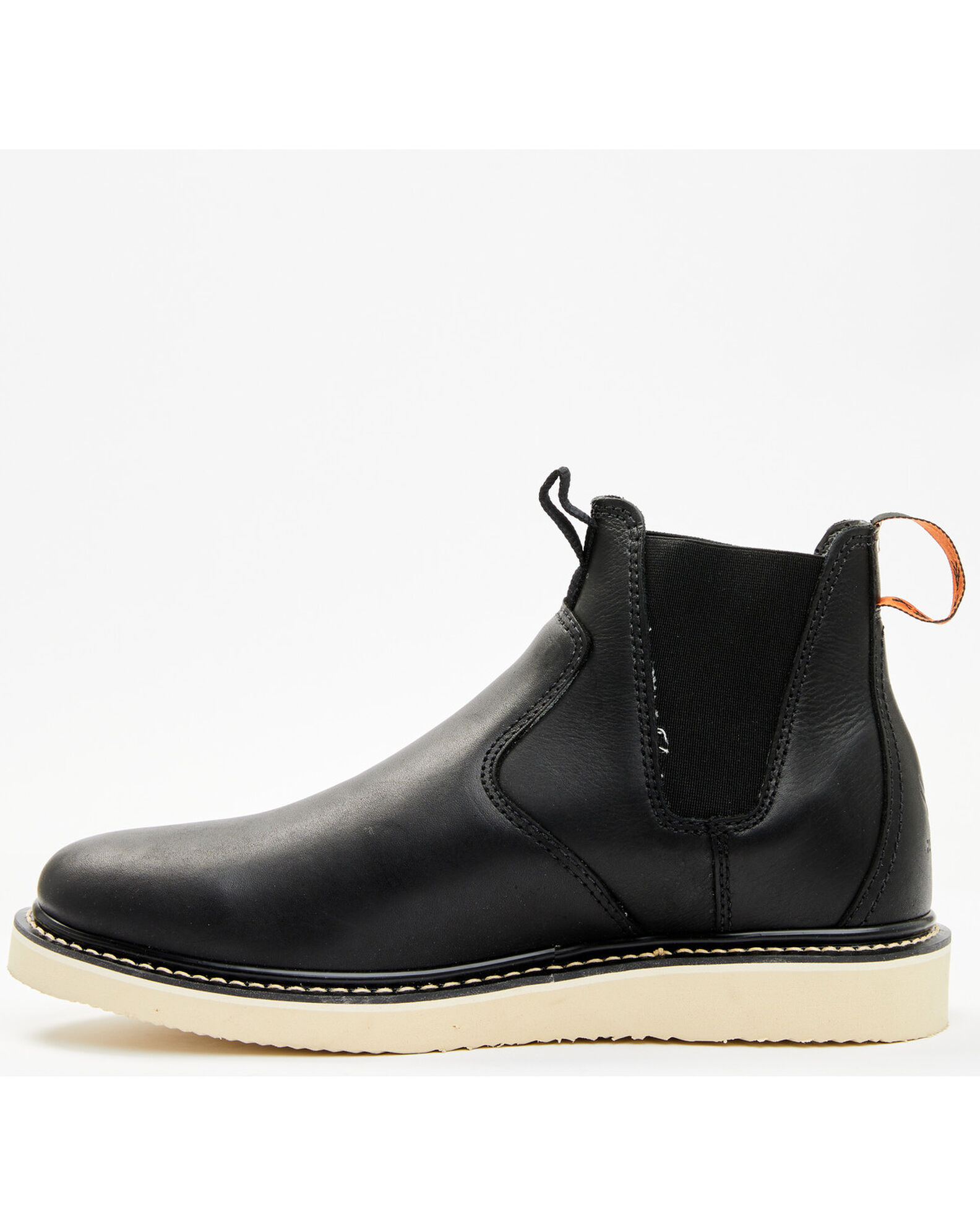 Image #3 - Hawx Men's Wedge Chelsea Puncture Resistant Work Boots - Round Toe, Black, hi-res