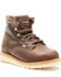 Image #1 - Hawx Men's USA Wedge Work Boots - Soft Toe, Brown, hi-res