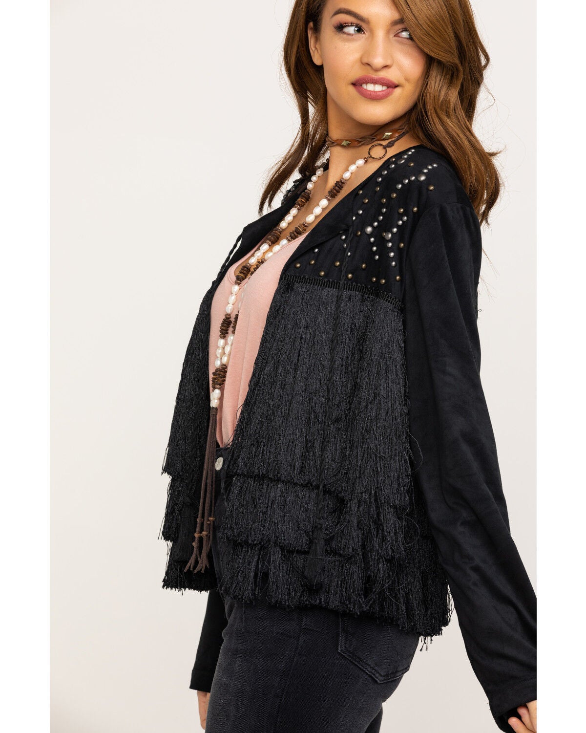 Image #3 - Ariat Women's Fringing Jacket, , hi-res