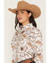 Image #2 - Rock & Roll Denim Women's Stirrup Tek Conversational Print Long Sleeve Snap Stretch Western Shirt, Cream, hi-res