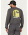 Image #1 - Carhartt Men's FR Loose Fit Long Sleeve Lightweight Electric T-Shirt, Heather Grey, hi-res