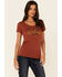 Image #1 - Idyllwind Women's Rodeo Rebel Graphic Short Sleeve Trustie Tee, Rust Copper, hi-res