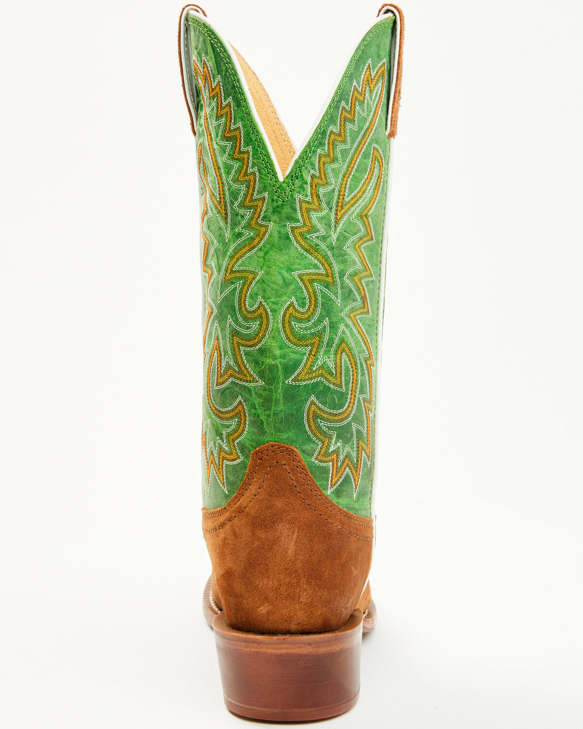 Image #5 - Justin Men's Show Off Tall Western Boots - Square Toe, Medium Brown, hi-res
