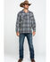 Image #6 - Pendleton Men's Gray Board Oxford Plaid Long Sleeve Western Shirt, Grey, hi-res